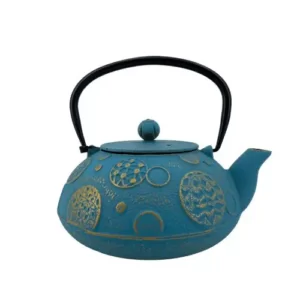 ETIENNE Coffee & Shop Théière fonte Artic bleu ciel nouveauté