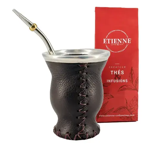 kit maté calebasse cuir