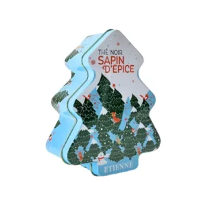 Boite à thé sapin d'épice Noël