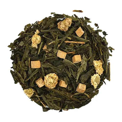 fleur de caramel - thé vert caramel supérieur