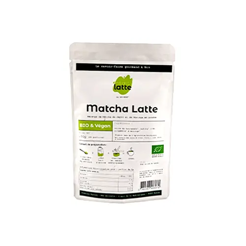 poudre matcha latte bio